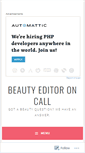 Mobile Screenshot of beautyeditoroncall.com